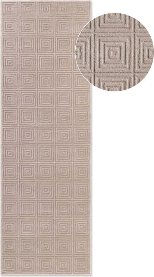 Béžový běhoun 80x240 cm Perles Tourmaline – Elle Decoration