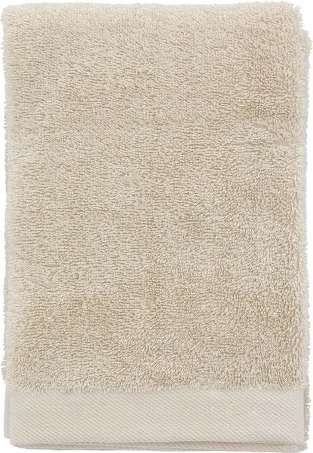 Béžový froté bavlněný ručník 50x100 cm Comfort – Södahl