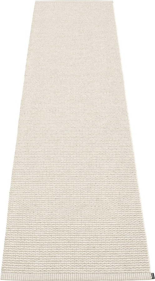 Krémový vnitřní a venkovní běhoun 70x300 cm Mono Linen Vanilla – Pappelina