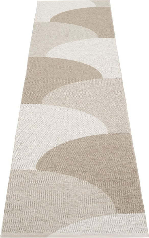 Béžový vnitřní a venkovní běhoun 70x270 cm Hill Dark Linen – Pappelina