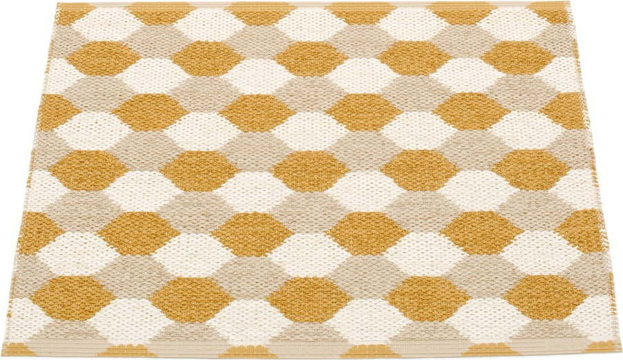 Okrově žlutý vnitřní a venkovní koberec 60x70 cm Dana Ochre – Pappelina