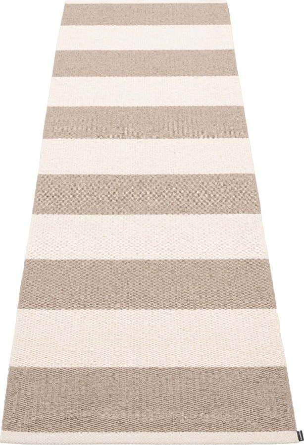 Béžovo-krémový vnitřní a venkovní běhoun 70x225 cm Bob Mud Vanilla – Pappelina