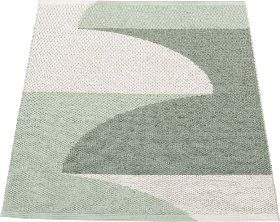 Zelený vnitřní a venkovní koberec 70x90 cm Hill Army Misty Mint – Pappelina