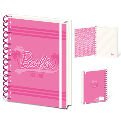 Barbie (Malibu) blok kroužkový A5