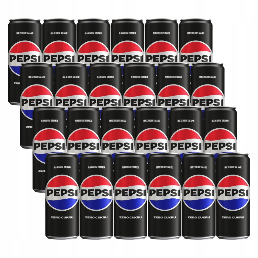 Sycený nápoj Pepsi Zero Cukr plechovka sada 24x330 ml