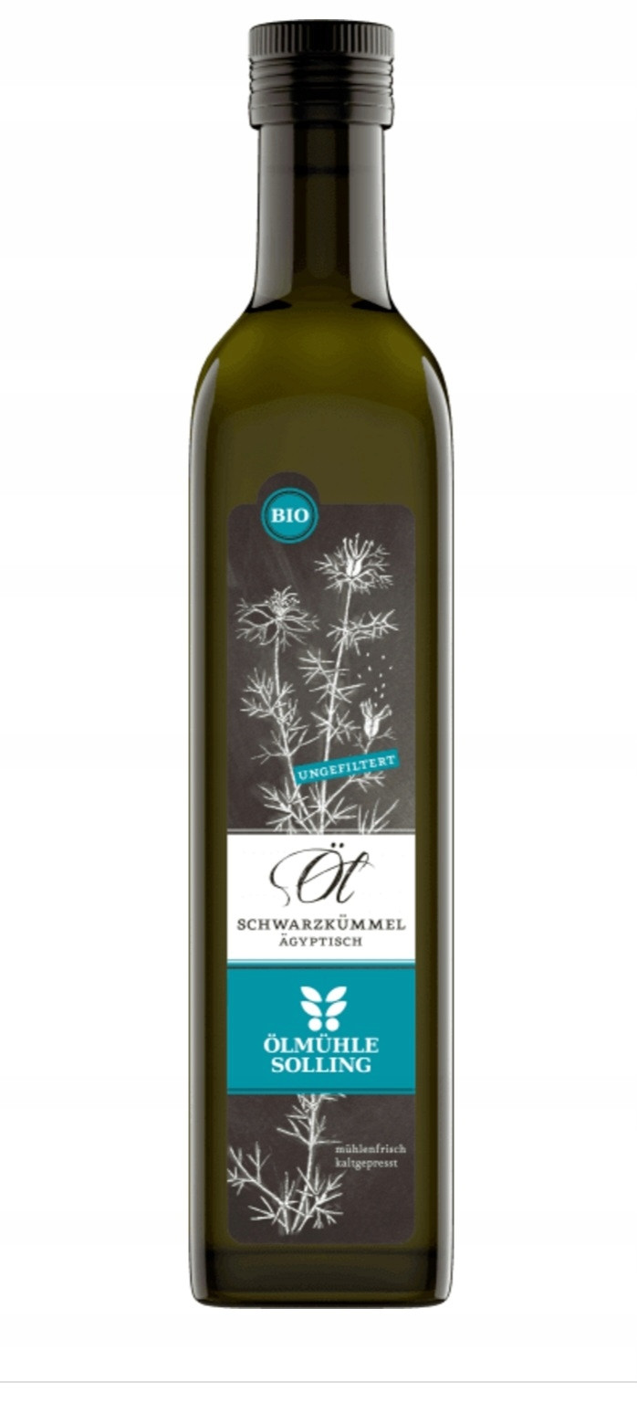 Ölmühle Solling Nefiltrovaný organický olej z černého kmínu, 500 ml