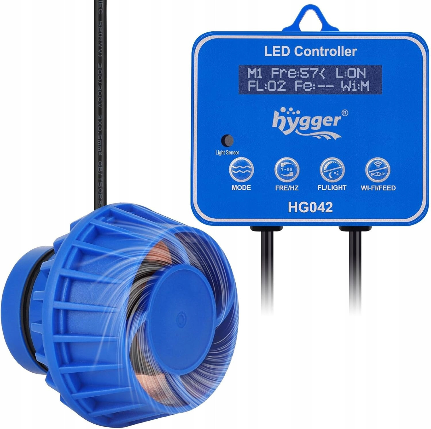 DC akvarijní čerpadlo, 6 režimů vln, 10 W, pro sladkovodní i slanovodní akvária