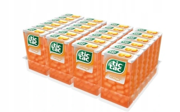 Tic Tac Pomerančová příchuť 18 g x 24 kusů