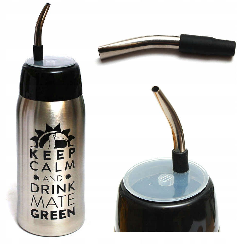 Yerbomos Black 580 ml Mate Green Yerbomos Premium Termoska