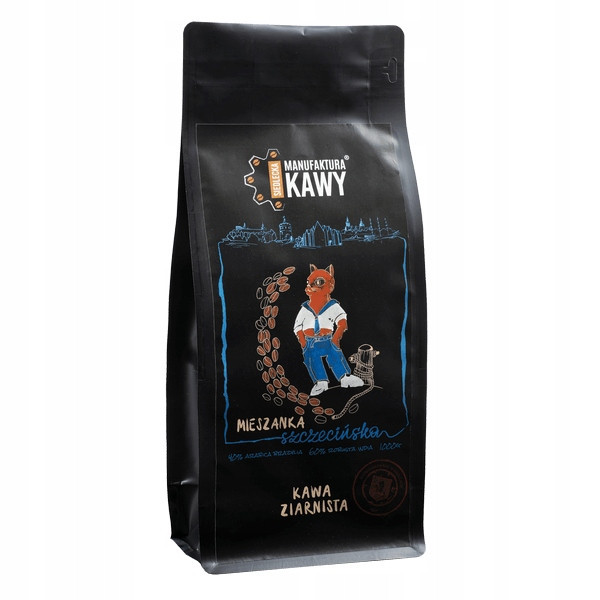 Regionální manufaktura kávy Káva Zrnková Štětínská 1 kg