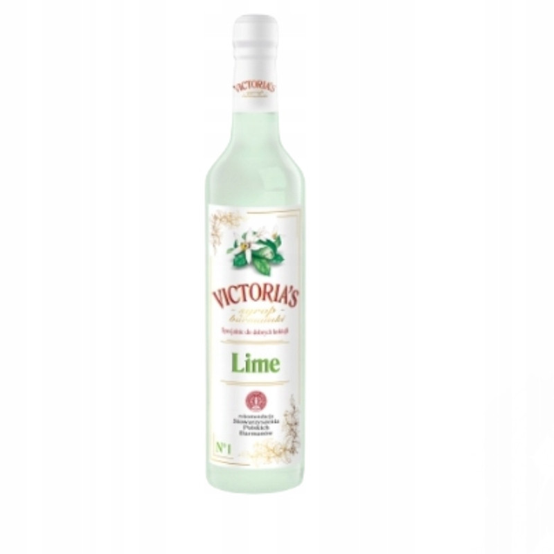 Barmanský sirup do nápojů kávy dezertů Victoria Cymes Lime 490 ml