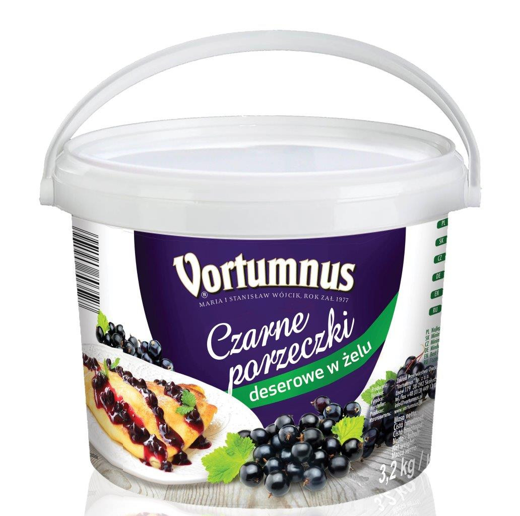 Černá dezertní rybízová fruželina 3,2 kg