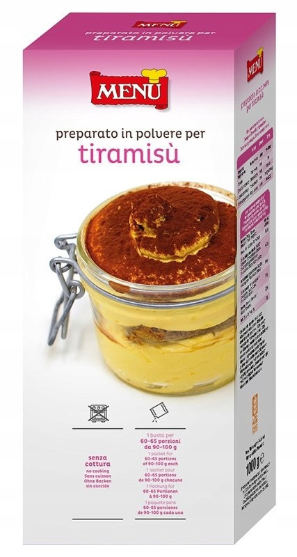 Tiramisu dezertní mix 1 kg Menu' bez lepku