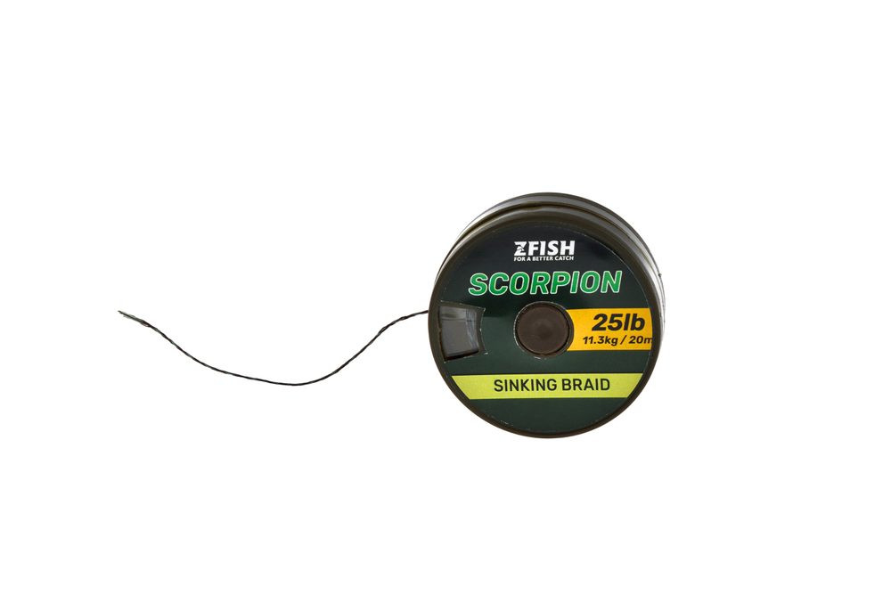 Zfish Šňůrka Scorpion Sinking Braid 20m - 20lb