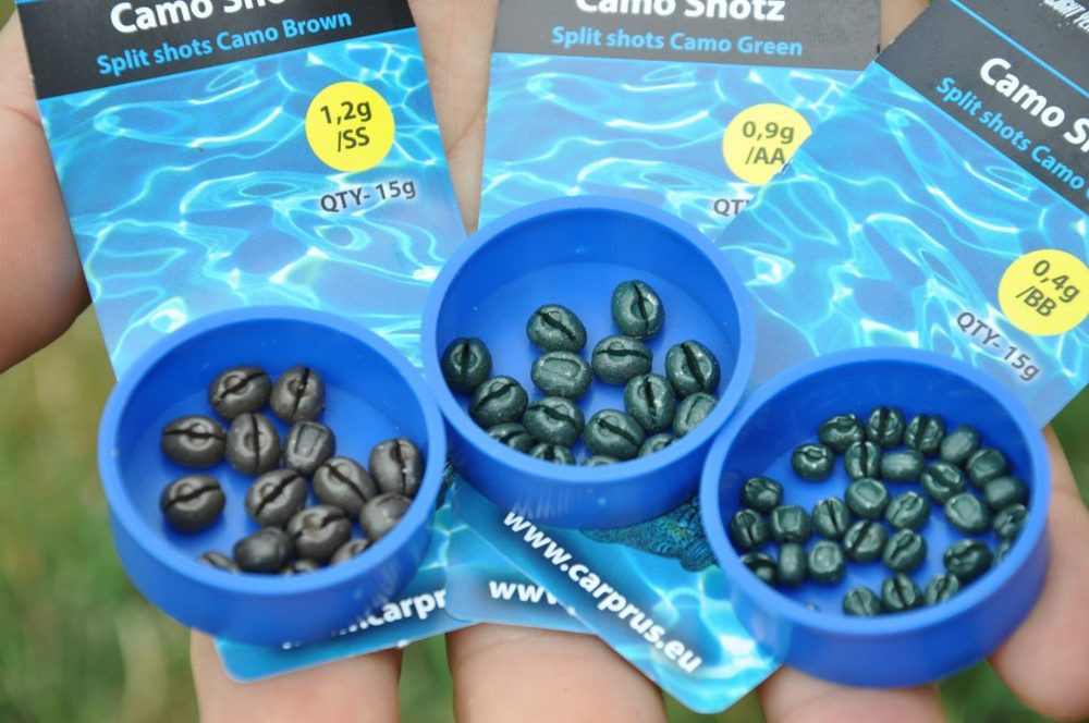 Carp 'R' Us Zátěžové broky Camo Shotz - 0,40 g Camo Brown