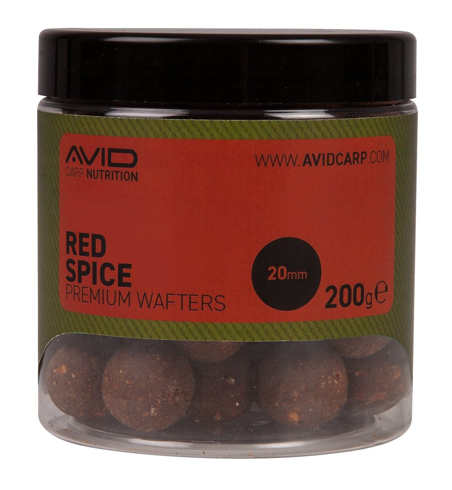 Avid Boilies Premium Wafters Red Spice Belachan 20mm 200g