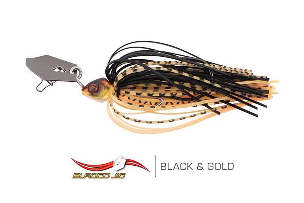 Fox Rage Nástraha Bladed Jig Black & Gold - 12g