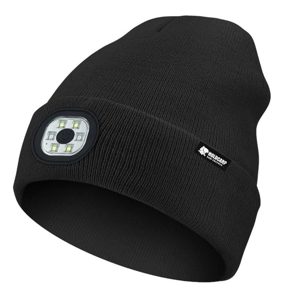 Holdcarp Zimní čepice LED Light Beanie černá