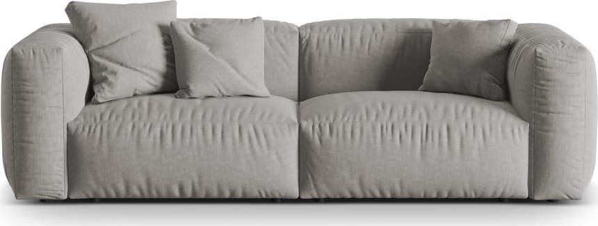 Světle šedá modulární pohovka 240 cm Martina – Micadoni Home