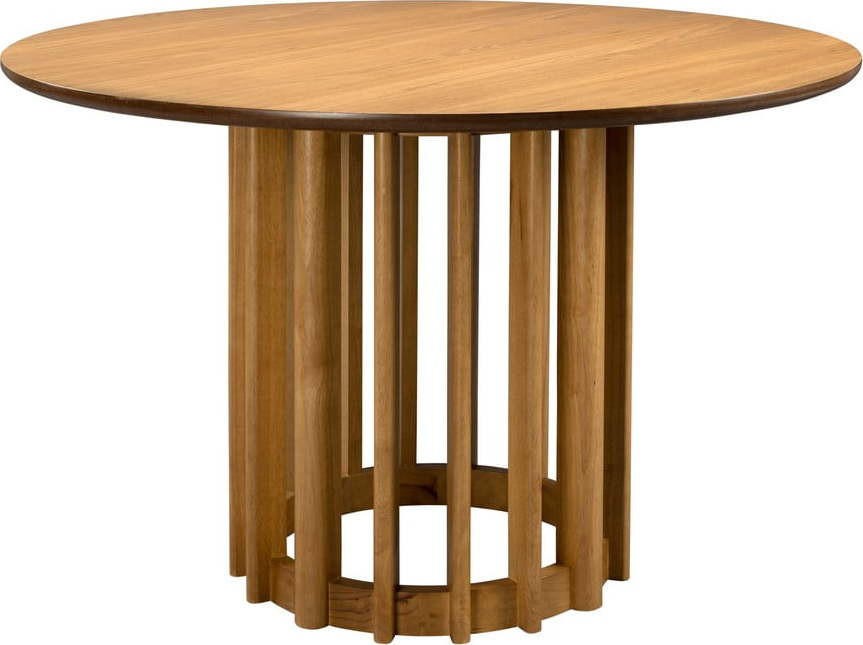 Kulatý jídelní stůl s deskou v dubovém dekoru ø 120 cm Barlet – Dutchbone