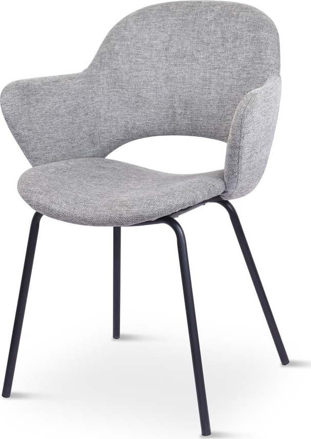 Světle šedé jídelní židle v sadě 2 ks Rowley – Unique Furniture