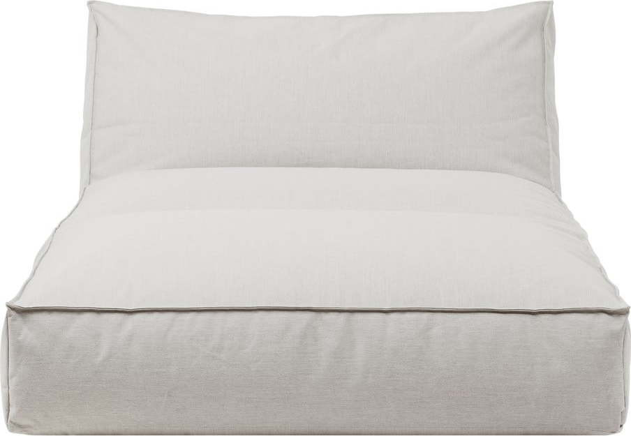 Světle šedé zahradní lehátko Blomus Cloud, 120 x 190 cm