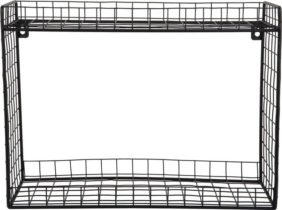 Černá patrová ocelová police 40 cm Reja – PT LIVING