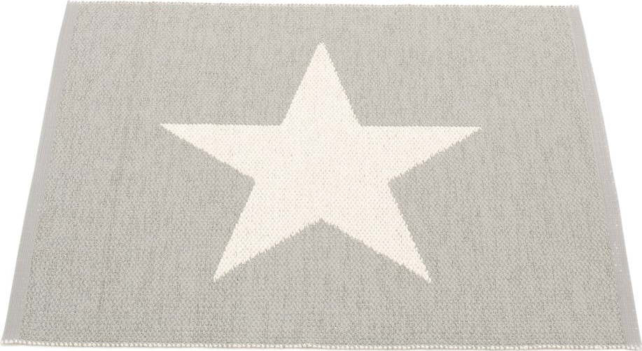 Světle šedý vnitřní a venkovní koberec 70x90 cm Viggo Warm Grey – Pappelina