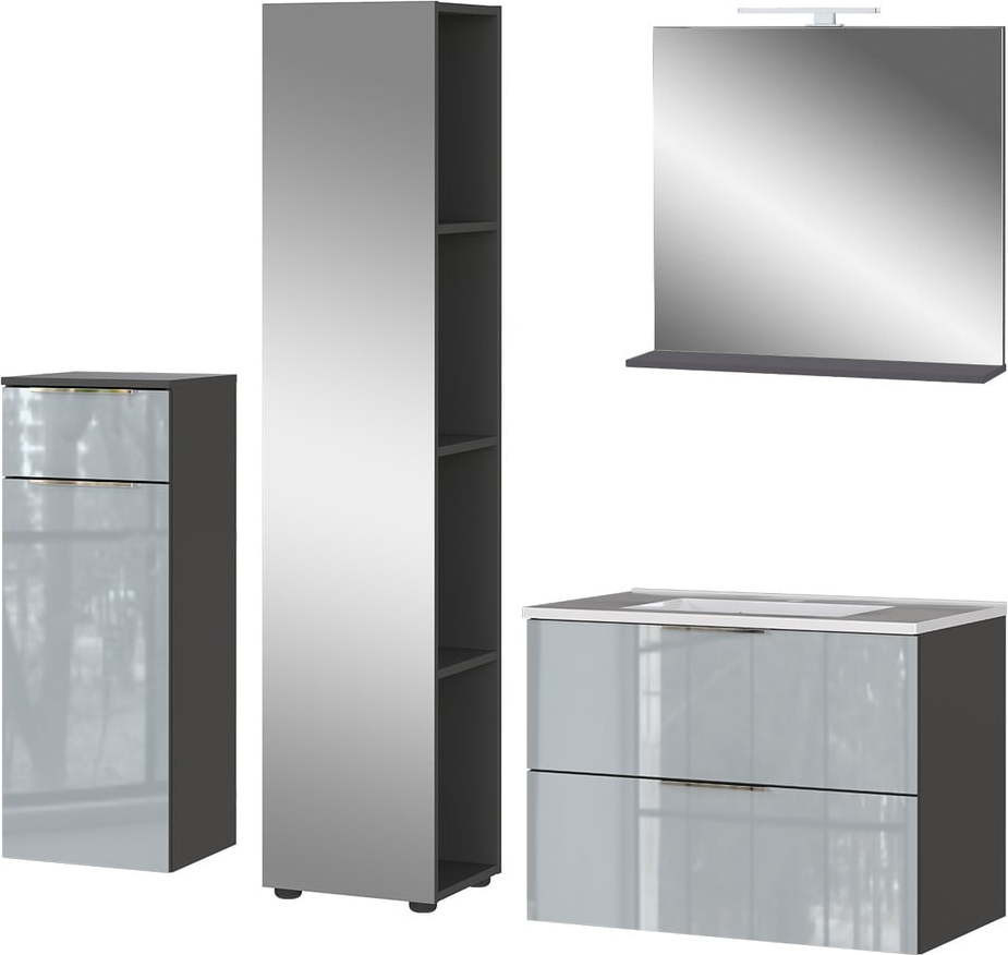 Šedá koupelnová sestava Vasio – Germania