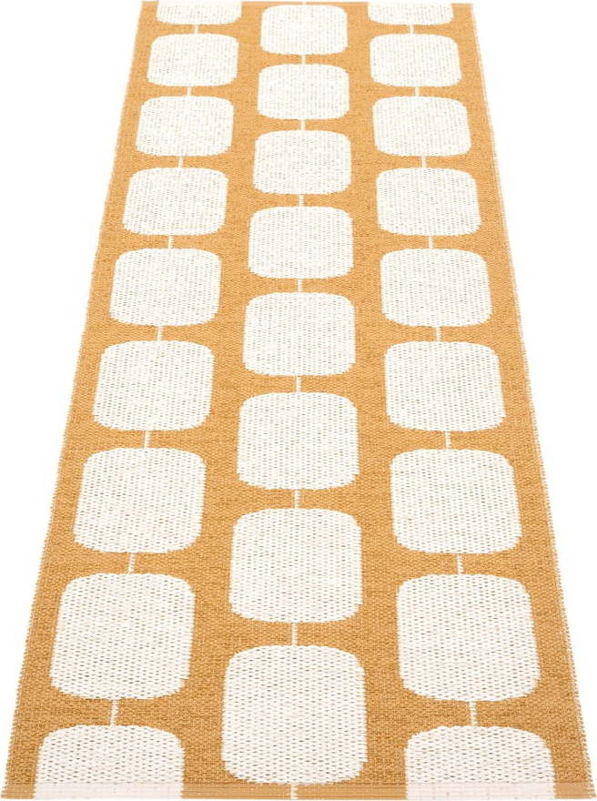 Okrově žluto-krémový vnitřní a venkovní běhoun 70x200 cm Sten Ochre – Pappelina