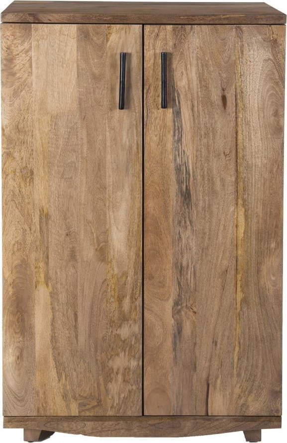Vinotéka z mangového dřeva v přírodní barvě počet lahví 12, 74x122x46 cm Bombay – Interia Home & Living