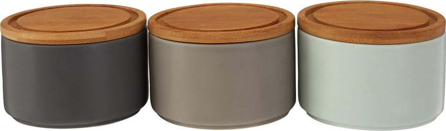 Dózy na potraviny z kamene v sadě 3 ks Fenwick – Premier Housewares