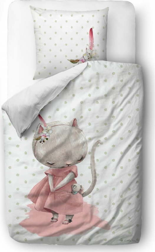 Bavlněné povlečení Butter Kings Mouse, 140 x 200 cm