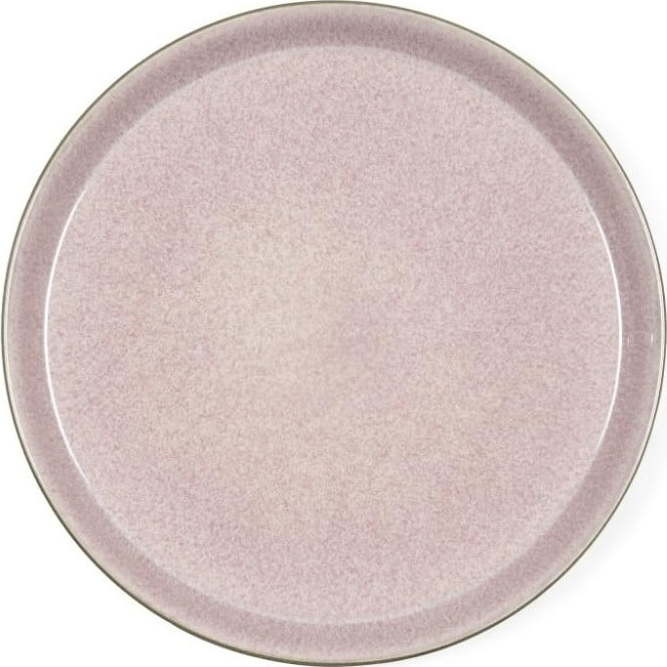 Růžový talíř z kameniny ø 27 cm Mensa - Bitz