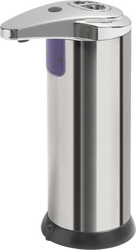 Bezdotykový dávkovač mýdla z nerezové oceli v leskle stříbrné barvě 240 ml Aqualine – Sapho