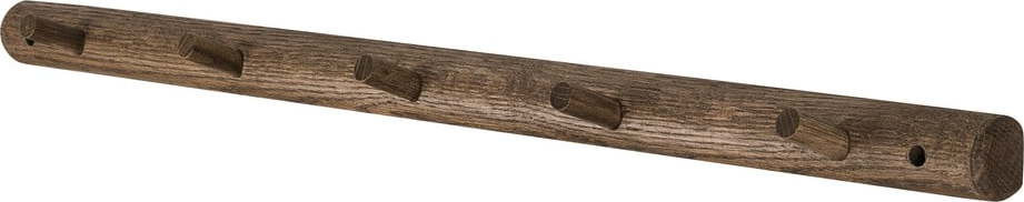 Hnědý nástěnný věšák z dubového dřeva 72 cm Roots – Mette Ditmer Denmark