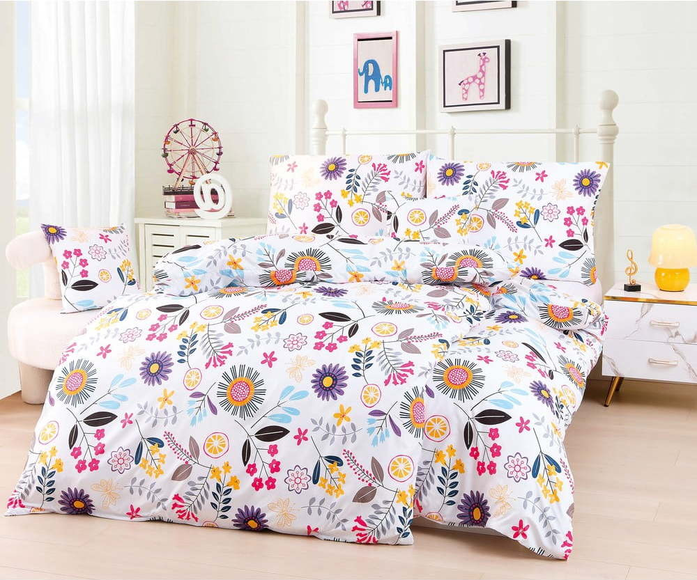 6dílné povlečení na jednolůžko z mikrosaténu 140x200 cm Lucy – My House