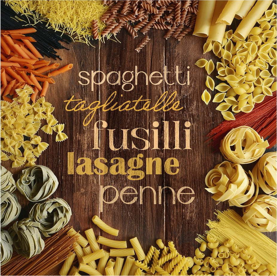 Skleněný obraz 30x30 cm Pasta – Styler