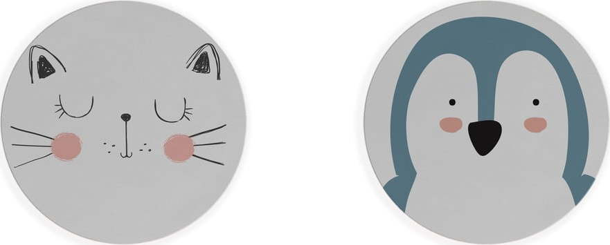 Dětské prostírání 2 ks ø 30 cm – Madre Selva