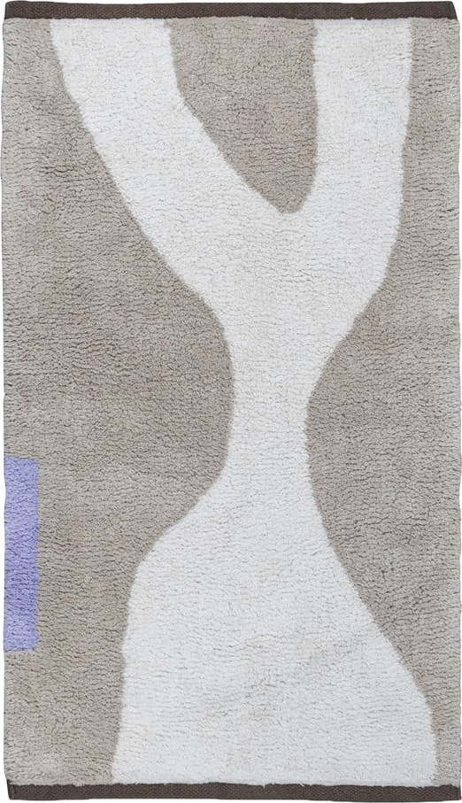 Bílo-béžový pratelný bavlněný koberec 50x80 cm Figura – Mette Ditmer Denmark