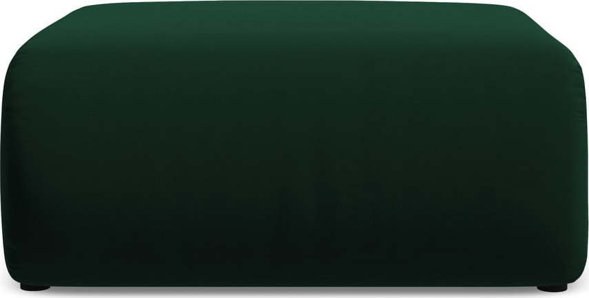 Tmavě zelená sametová podnožka Ekahi – Makamii