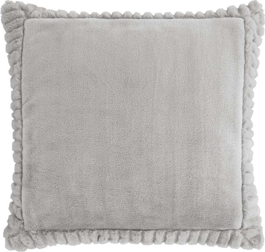 Dekorační polštář z mikroplyše 55x55 cm Velvet and Faux Fur – Catherine Lansfield