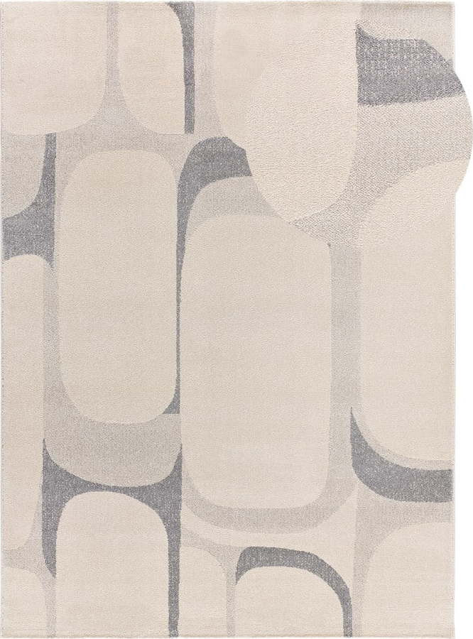 Koberec ve světle šedé a krémové barvě 160x230 cm Porto – Universal
