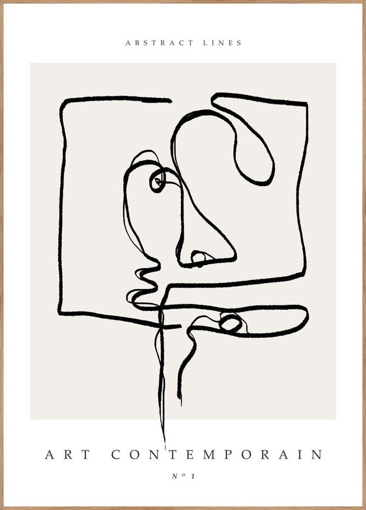 Obraz 70x100 cm Art Contemporain – Malerifabrikken