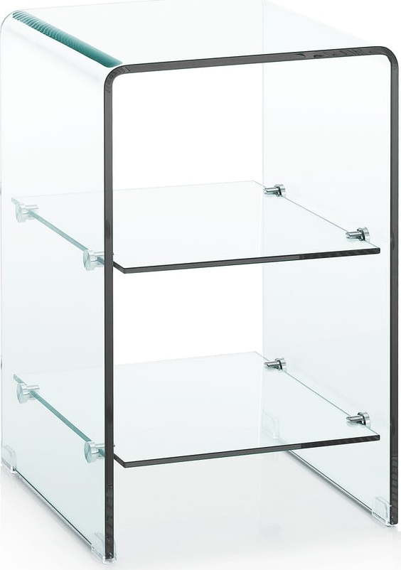 Skleněný odkládací stolek 40x40 cm Susie – Tomasucci