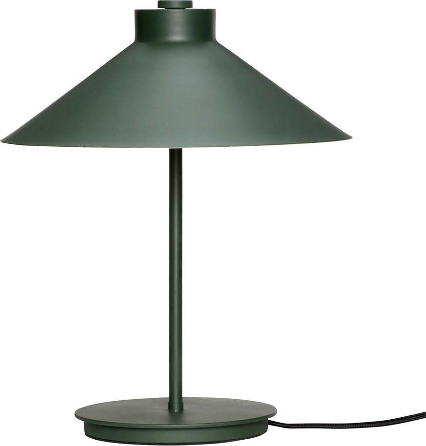 Tmavě zelená stolní lampa (výška 38 cm) Shape – Hübsch