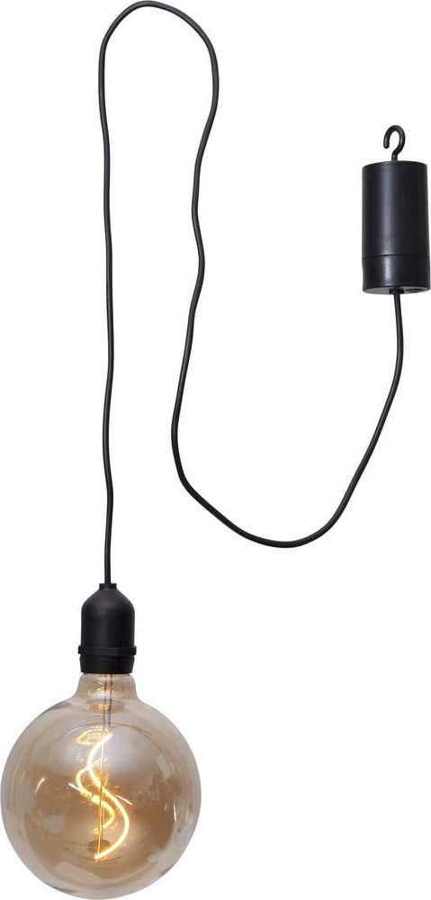 Hnědé venkovní LED svítidlo Star Trading Bowl, délka 1 m