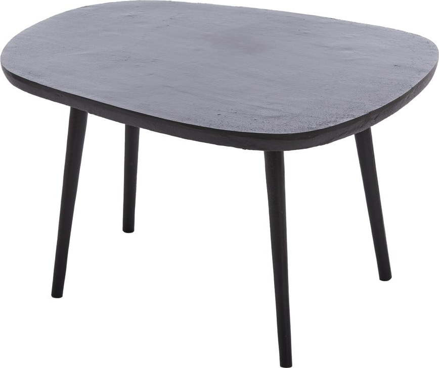 Černý kovový konferenční stolek 53x64 cm Puno – Light & Living