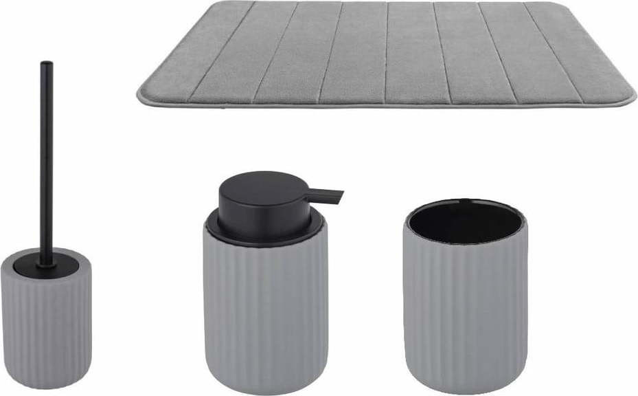 Šedá sada doplňků do koupelny Belluno – Wenko