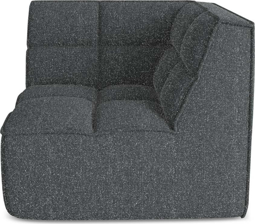 Tmavě šedý modul pohovky Kalai – Makamii